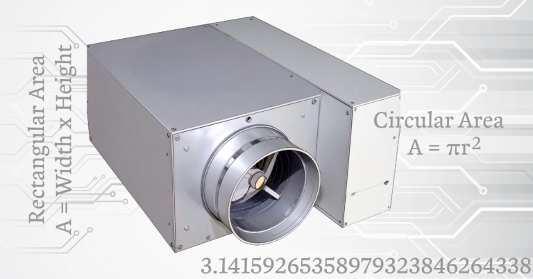 VAV Box Duct Area Explained