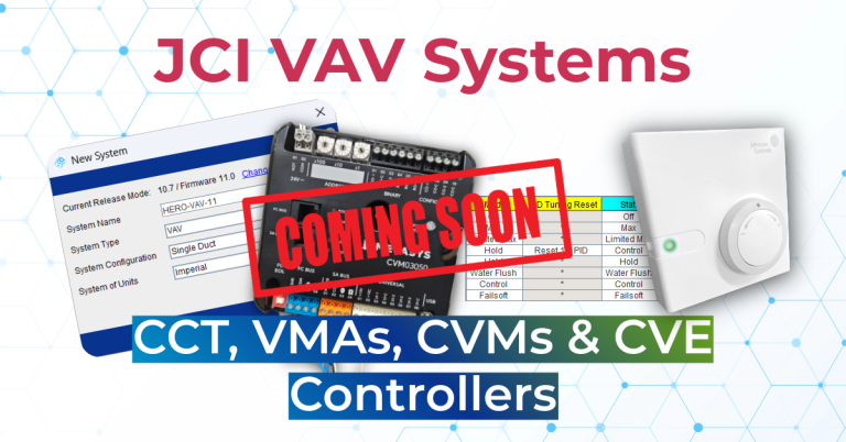 JCI VAV Systems: CCT, VMA, CVM & CVE Controllers