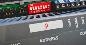 JCI Controller DIP switches addressing configuration